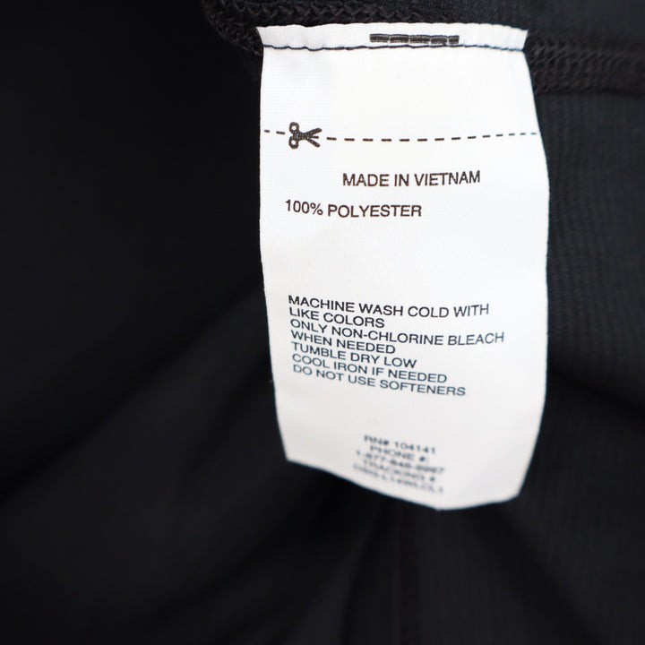DSG Boys Movement Tee Pure Black Short Sleeve Moisture Wicking Shirt Size M
