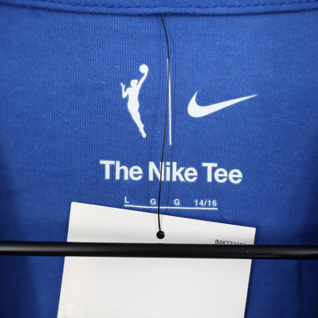 Nike Chicago Sky Angel Reese Skytown Rebel Edition Blue Youth T-Shirt L 14/16