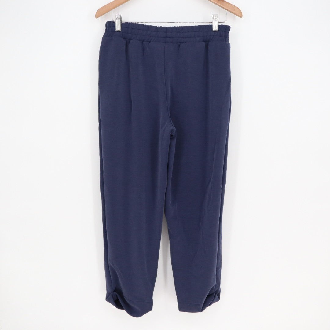 Bailey/44 Sweatpants Womens Medium Navy Stretch Slash Pockets High Rise Outdoor