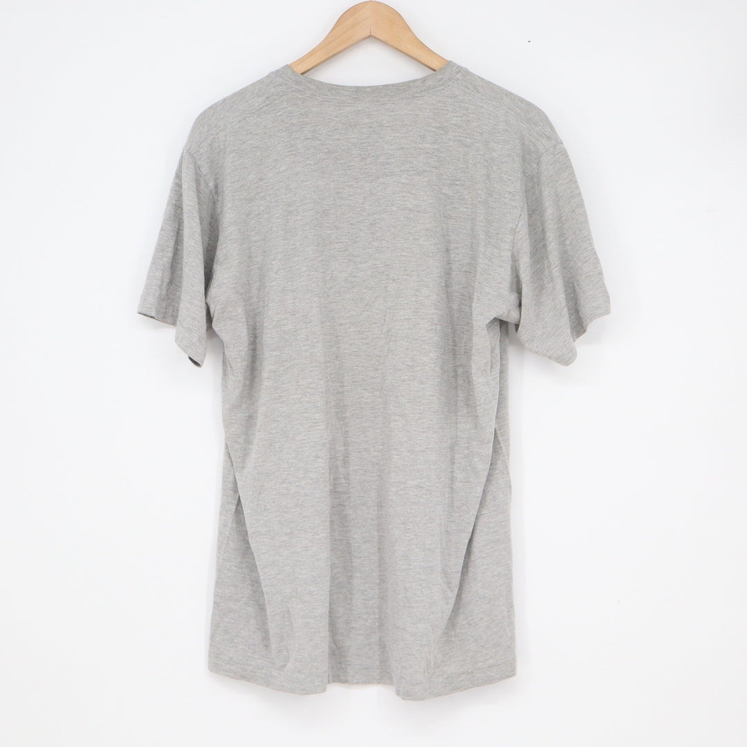 American Apparel Goatlandia Graphic T-Shirt Gray Mens Large Made in USA
