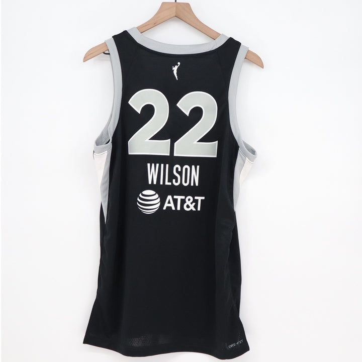 Nike Las Vegas Aces A'ja Wilson 22 Explorer Edition WNBA Jersey Black Size M