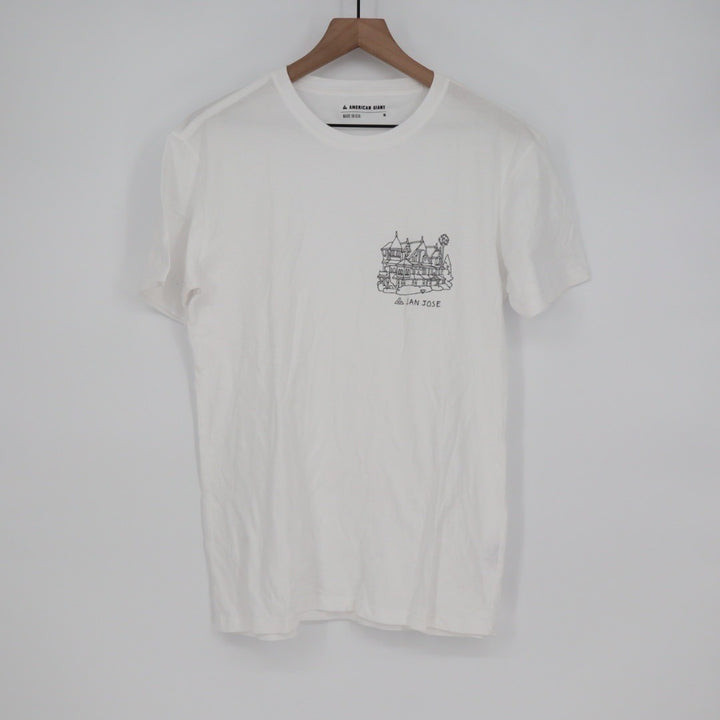 American Giant Men's City Tee San Jose Size S Made In USA