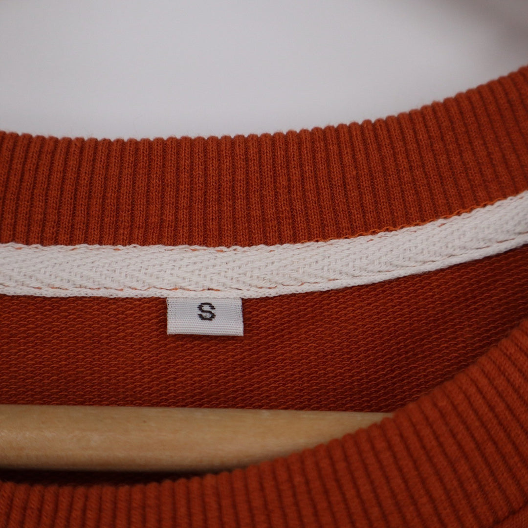 Thankful Blessed Kind of a Mess Graphic Sweatshirt Burnt Orange Small
