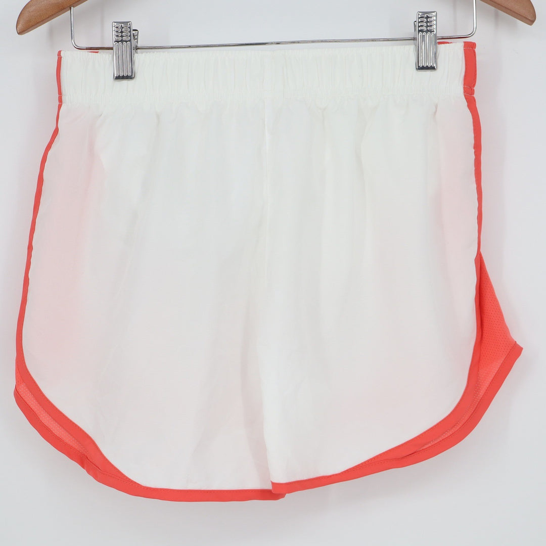 Nike Womens Tempo Dri-FIT Running Shorts White Coral Small NEW