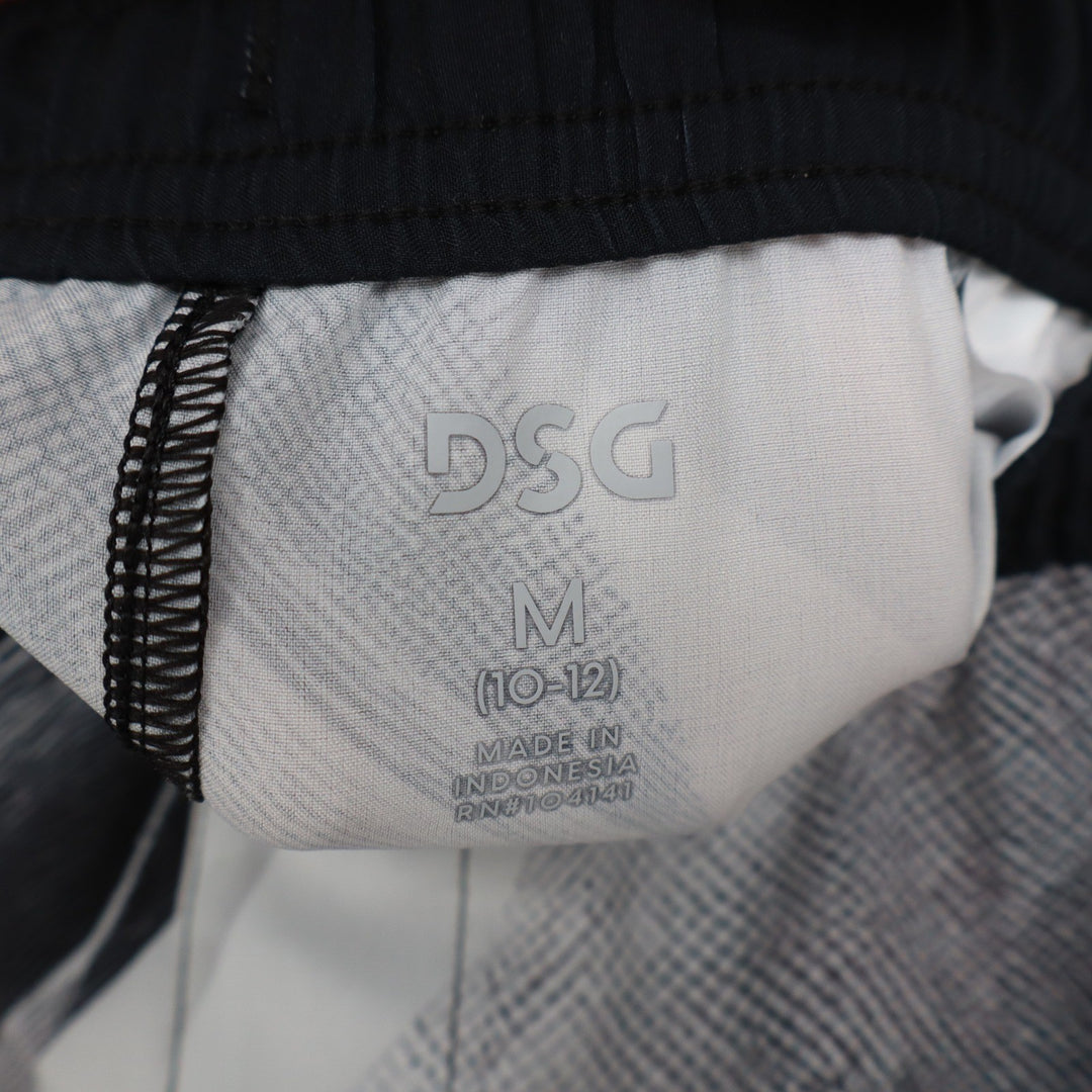 DSG Boys Agility Short Print Pure White AI Formation Medium 10-12