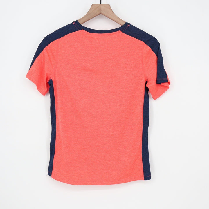 DSG Boys Pieced Graphic Movement Tee Cabana Coral Orange Navy Blue Size L 14-16