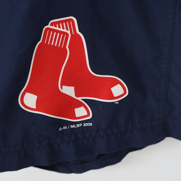 MLB Boston Red Sox G-III Board Shorts Mens XXL Navy Red Colorblock Swim Trunks