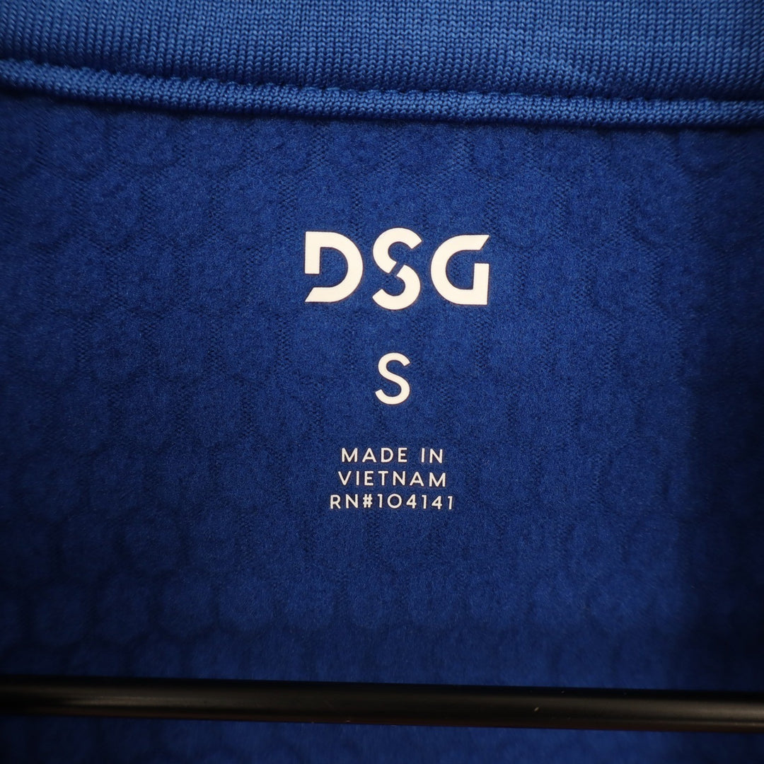 DSG Womens Run Grid 1/4 Zip Pullover Team Royal Blue S Moisture Wicking