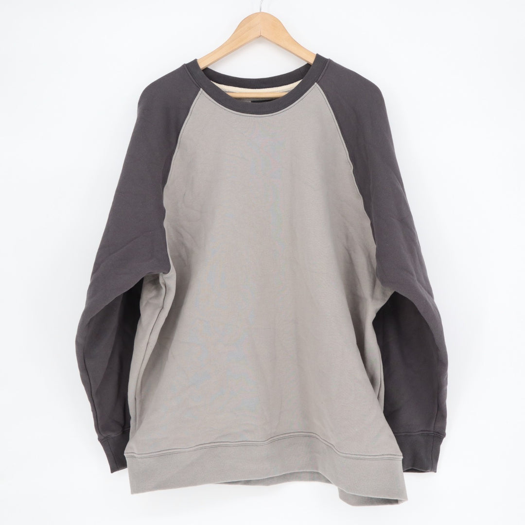 American Giant Midweight Sweatshirt Mens XL Gray Charcoal Colorblock Cotton