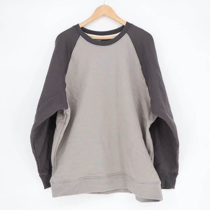 American Giant Midweight Sweatshirt Mens XL Gray Charcoal Colorblock Cotton