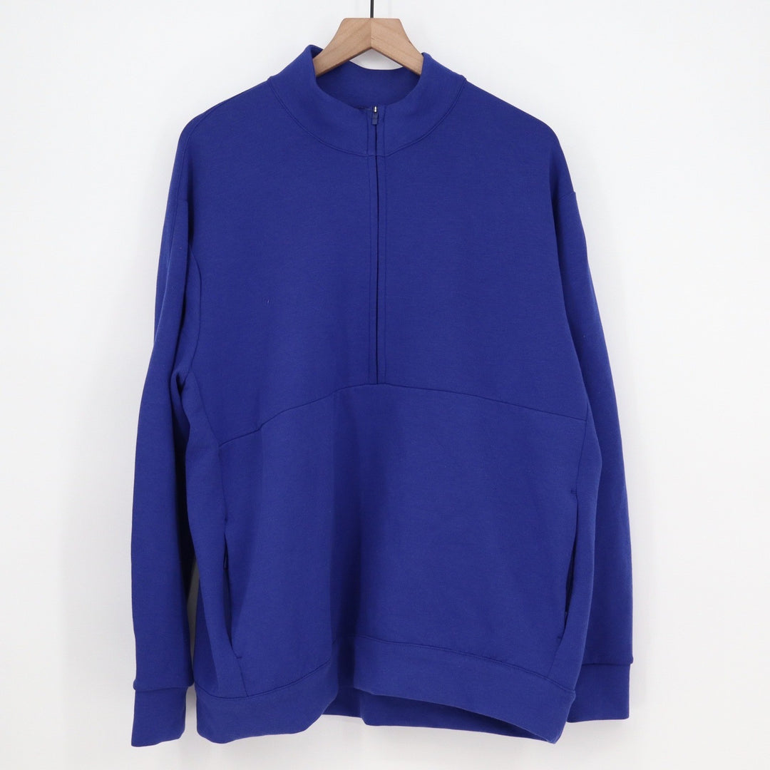 Nike Mens Dri-FIT 24.7 Training Quarter-Zip Sweatshirt Royal Blue L