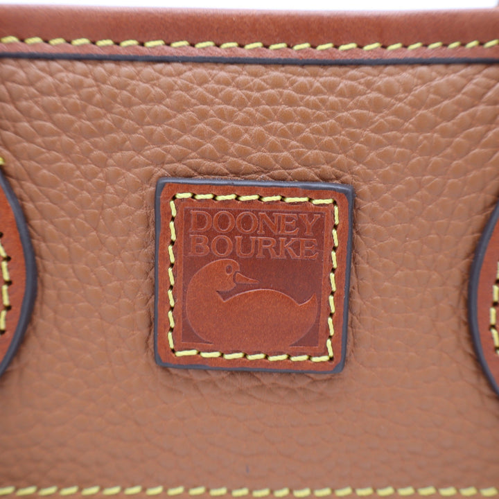 Dooney & Bourke Pebble Grain Small Lexington Shopper Caramel Tan Leather Bag