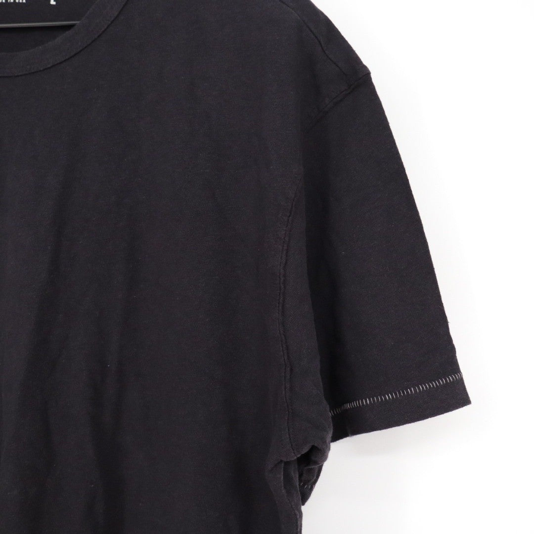 American Giant Hemp Jersey Crew Tee Size L Made in USA
