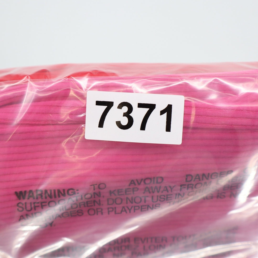 Naked Wardrobe Pink Red Colorblock Ribbed Midi Dress XL Sleeveless
