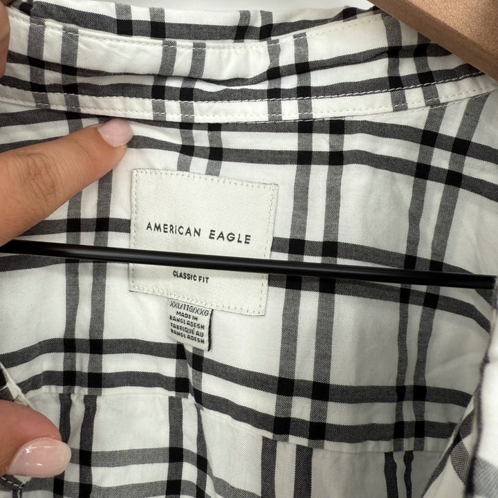 American Eagle Outfitters XXL Plaid Shirt Long Sleeve Classic Fit
