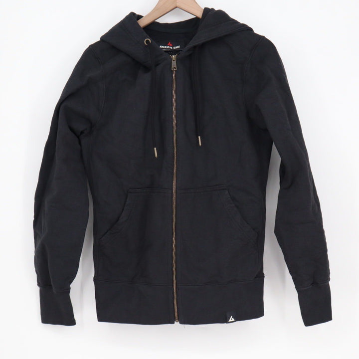 American Giant Classic Hoodie Men's S Black Full Zip Long Sleeve Outdoor Wear