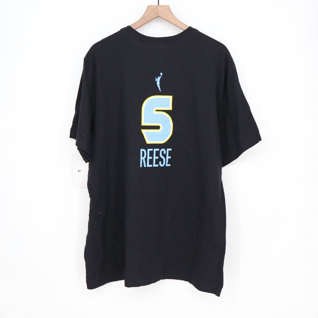 Nike Chicago Sky Angel Reese 5 Explorer Edition Black T-Shirt Mens XXL