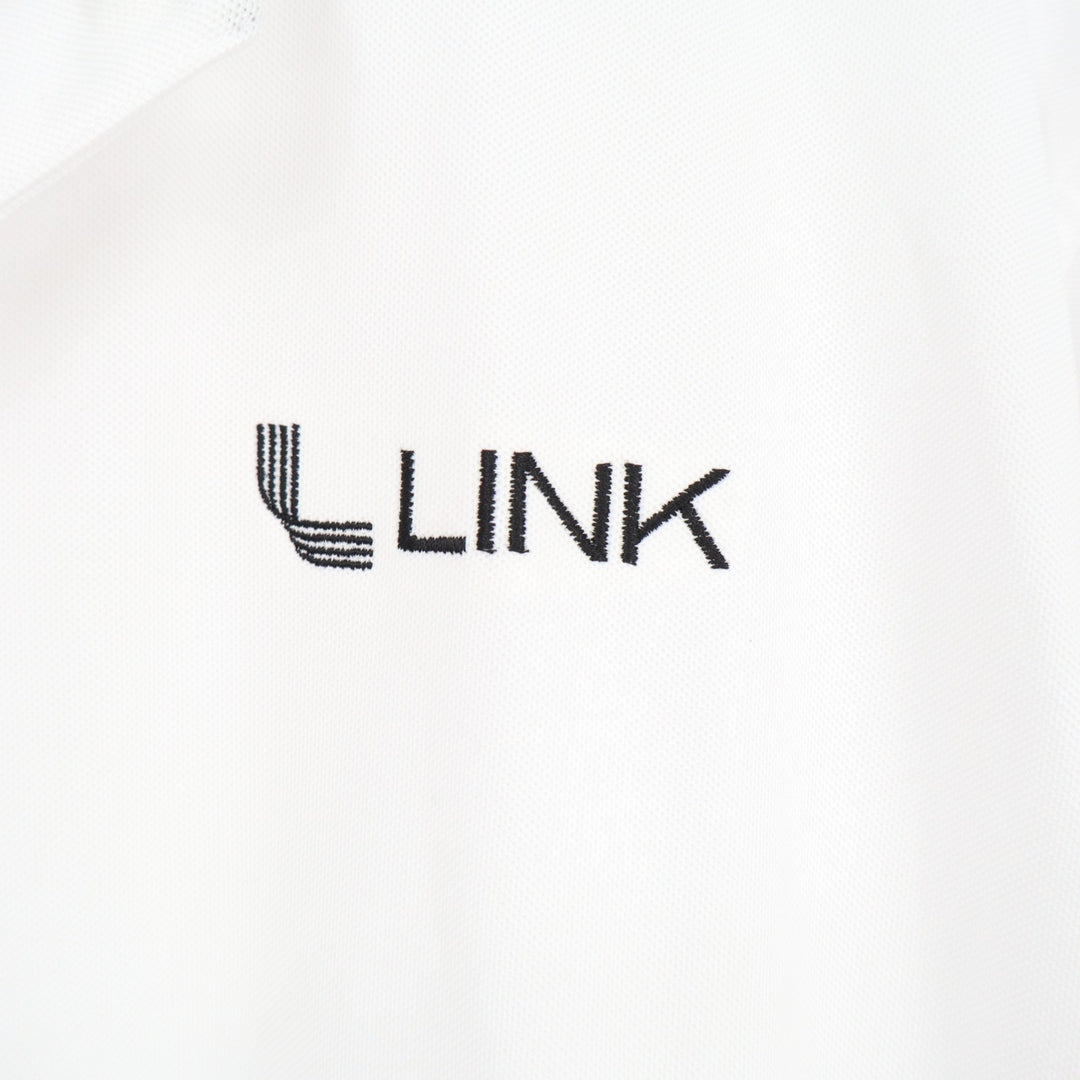Ogio Link Polo Shirt Mens 2XL White Spread Collar Golf Performance Short Sleeve