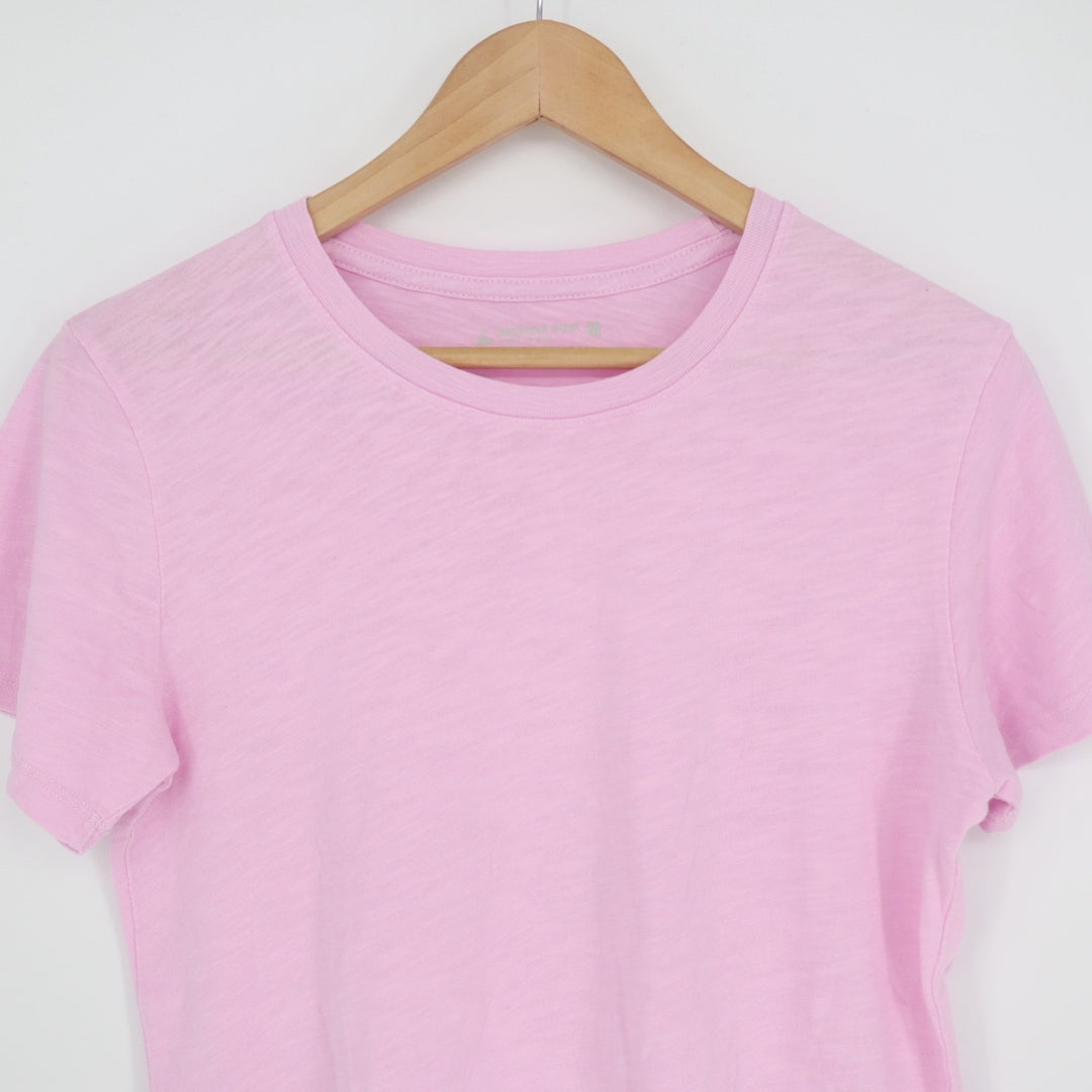 American Giant Premium Slub T-Shirt Womens S Pirouette Crew Neck Short Sleeve
