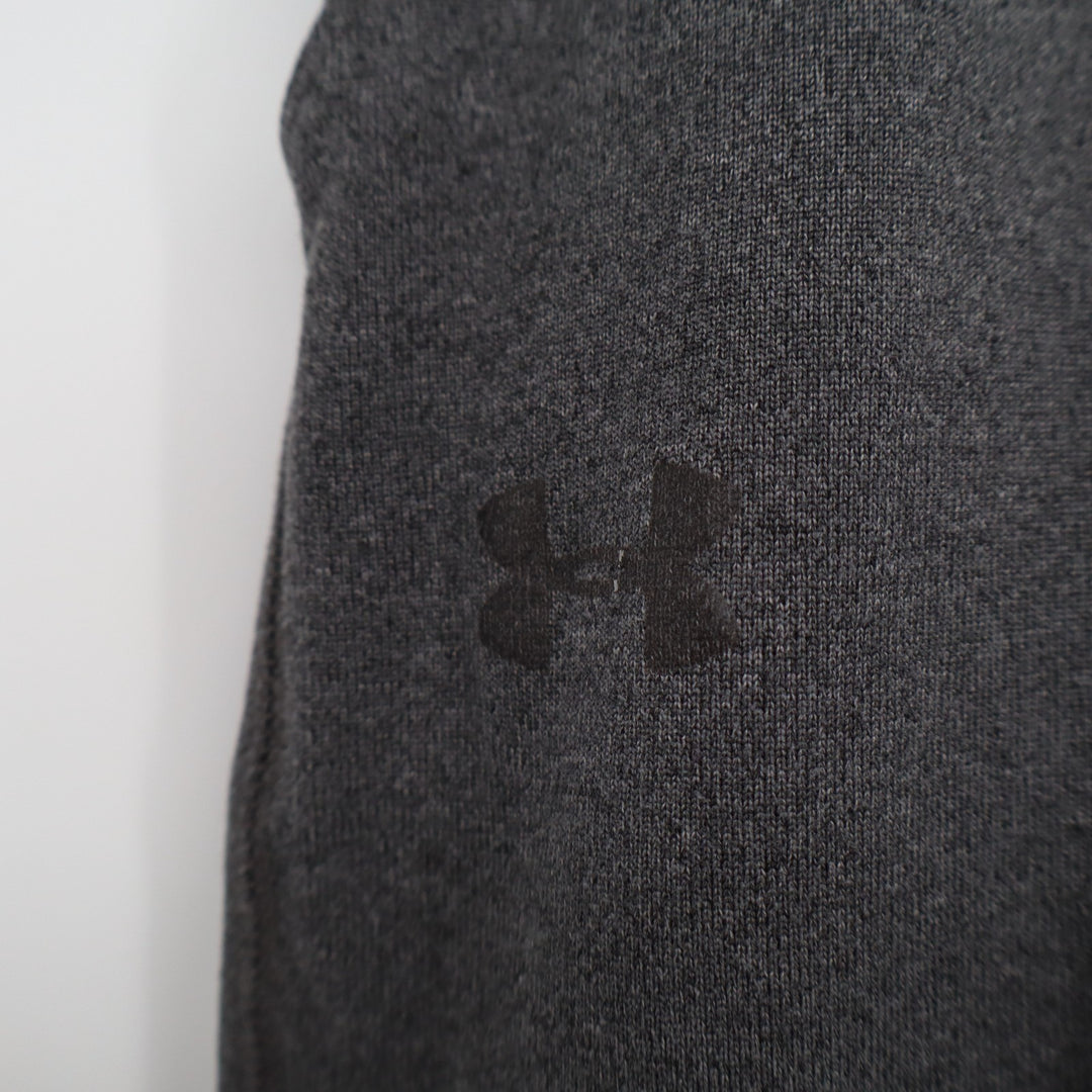 Under Armour Heatgear Jogger Pants Men Medium Gray Loose Fit Pockets Tapered Leg
