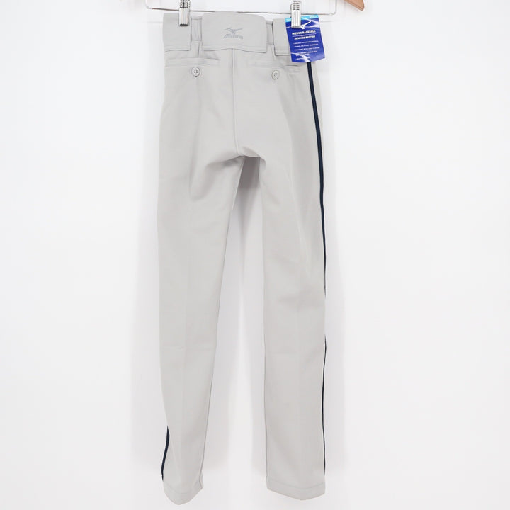 Mizuno Youth Premier Pro Piped Baseball Pants G2 Grey Navy YS