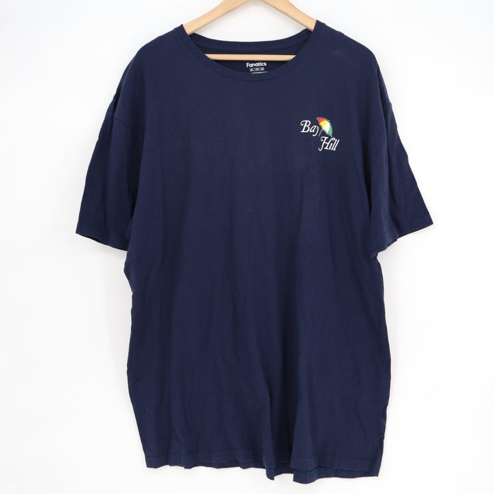 Fanatics T-Shirt Mens 2XL Navy Graphic Print Day Hill Crew Neck Short Sleeve