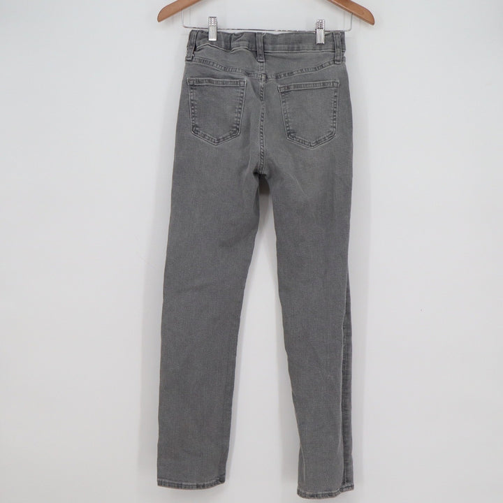 Old Navy Boys Slim Built-In Tough Stretch Gray Jeans Size 14 Adjustable Waist