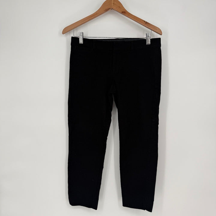 Banana Republic Sloan Pants Black Petite 8P Stretch Career Casual