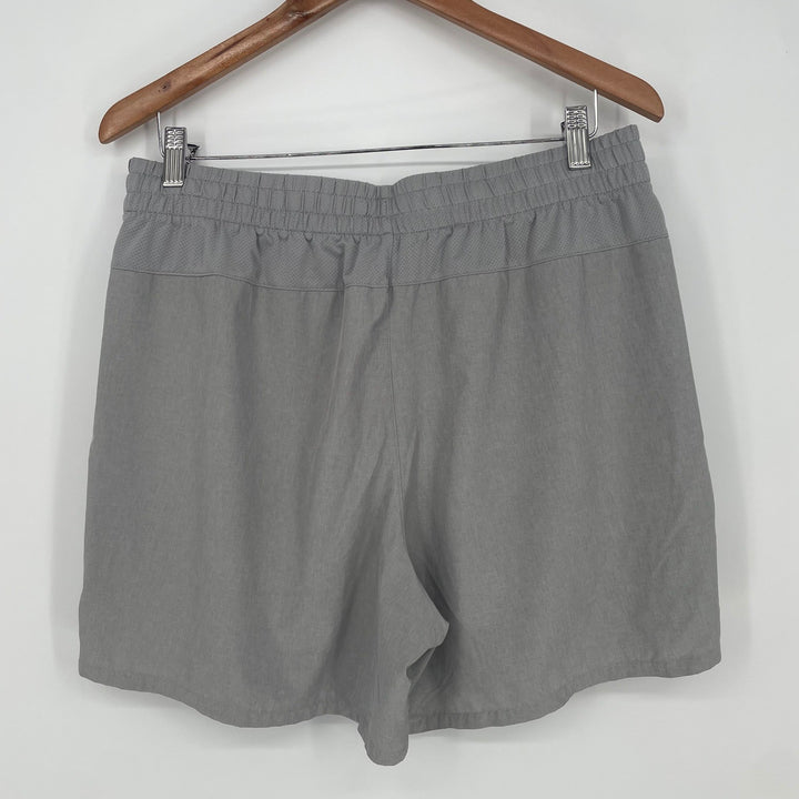 DSG Men's Athletic Shorts Gray Elastic Waist Pockets Size L