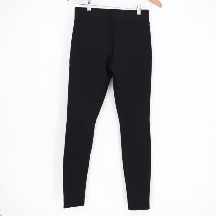 American Giant Black Leggings Tall Size 4 Pockets Made in USA