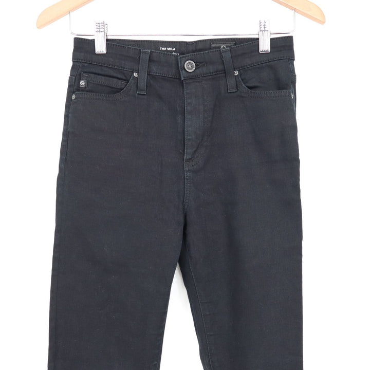 AG Adriano Goldschmied Skinny Jeans Womens 25R Black Dark Wash Denim Streetwear