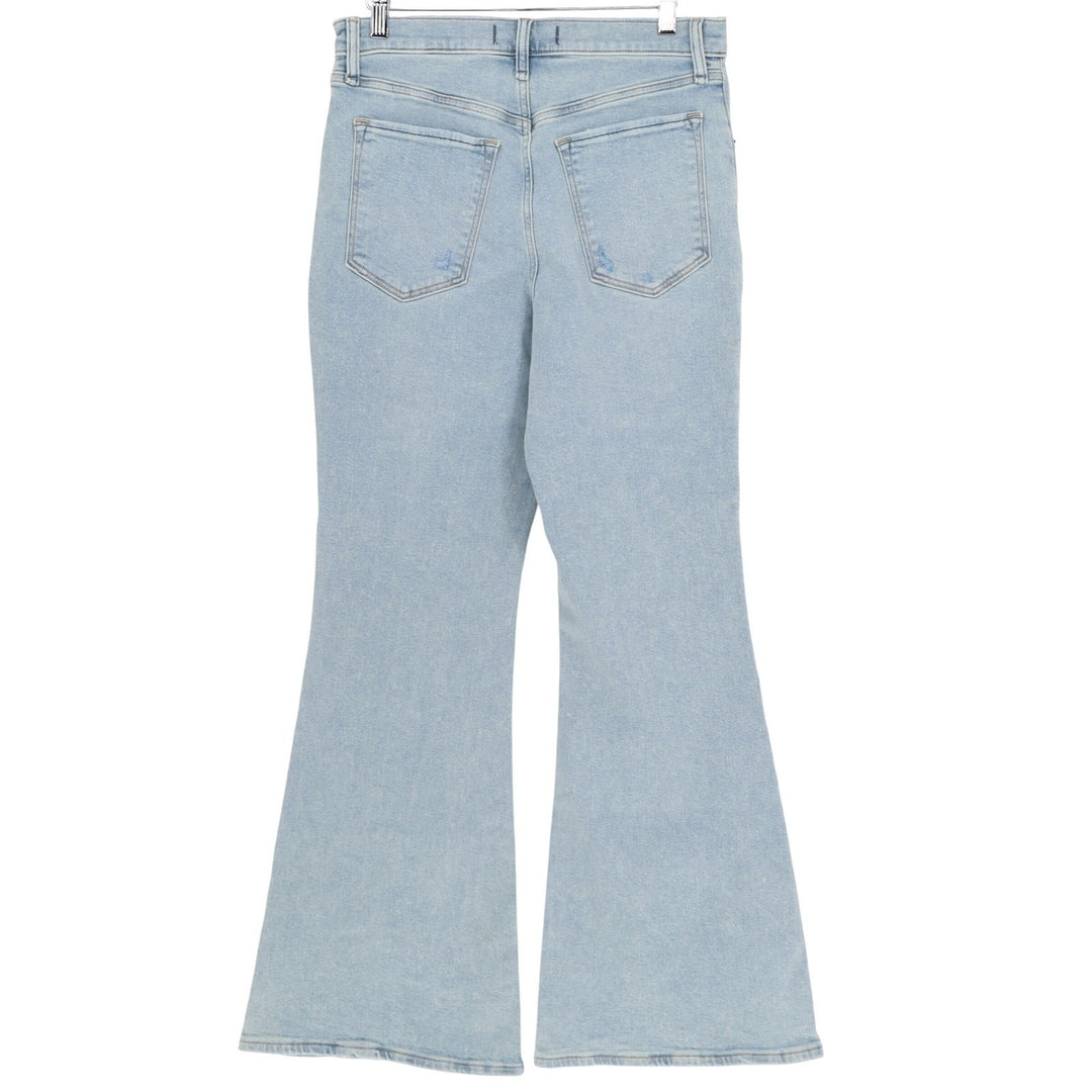 Abercrombie & Fitch Ultra High Rise The Flare Jeans Light Wash 30/10S Short NEW