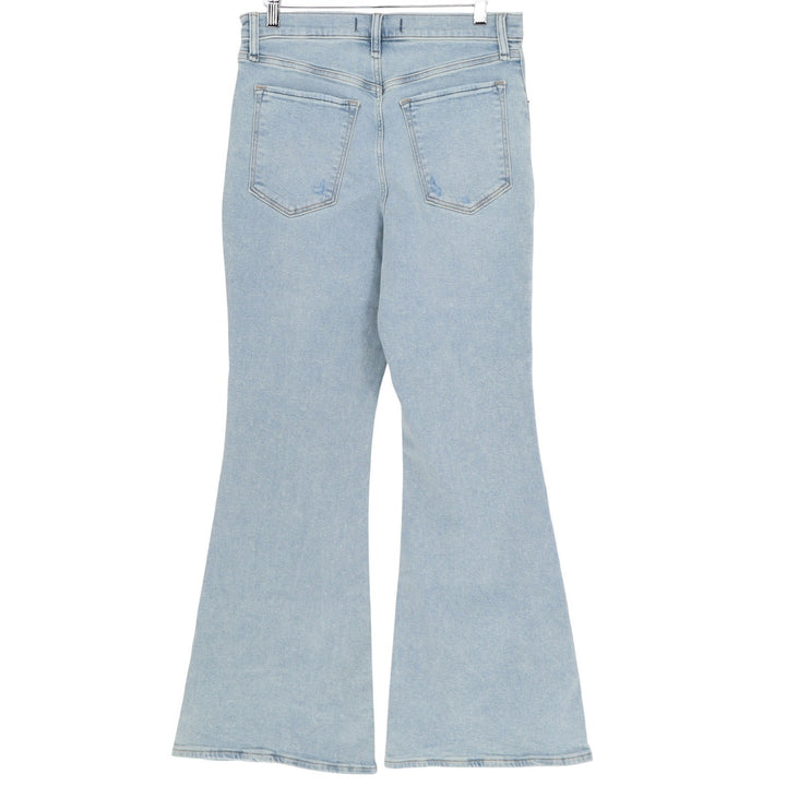 Abercrombie & Fitch Ultra High Rise The Flare Jeans Light Wash 30/10S Short NEW