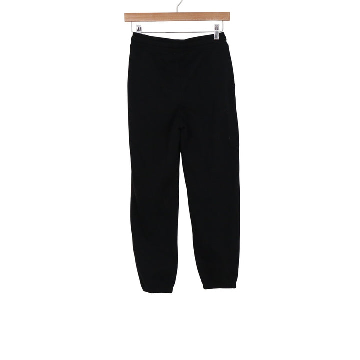 Old Navy Girls Black Jogger Sweatpants Size L 10-12 Fleece Elastic Waist Pocket