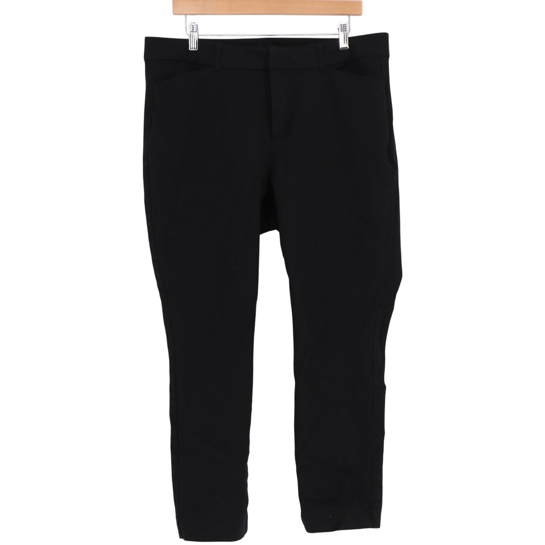 Old Navy Pixie Skinny High Rise Pants Black Ankle Trousers Size 16 SSA086