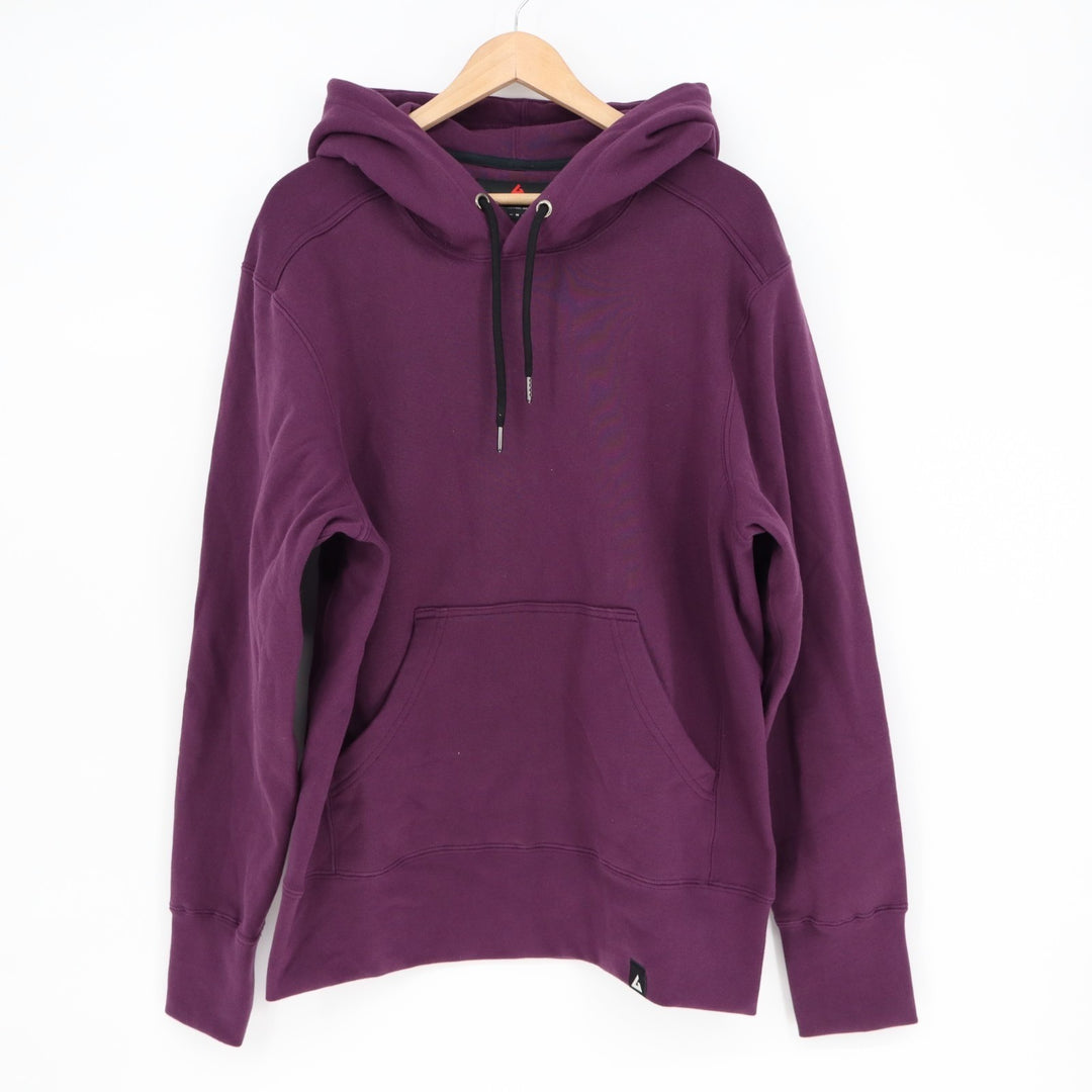 American Giant Classic Hoodie Mens Medium Blackberry Wine Cotton Fleece Lined