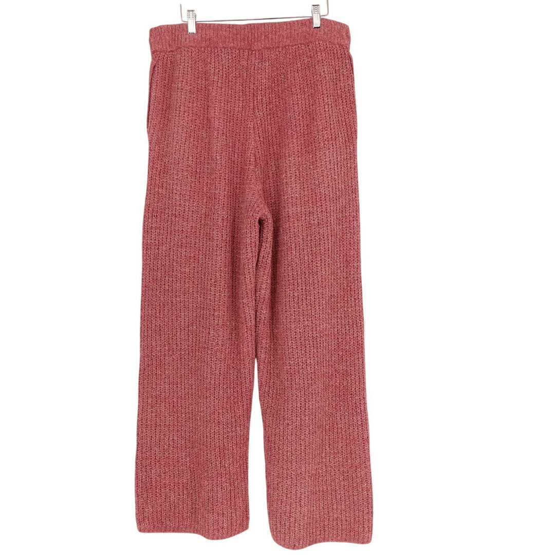 State of Day Intimates Pajama Pants Womens XL Red Chunky Knit Drawstring Waist