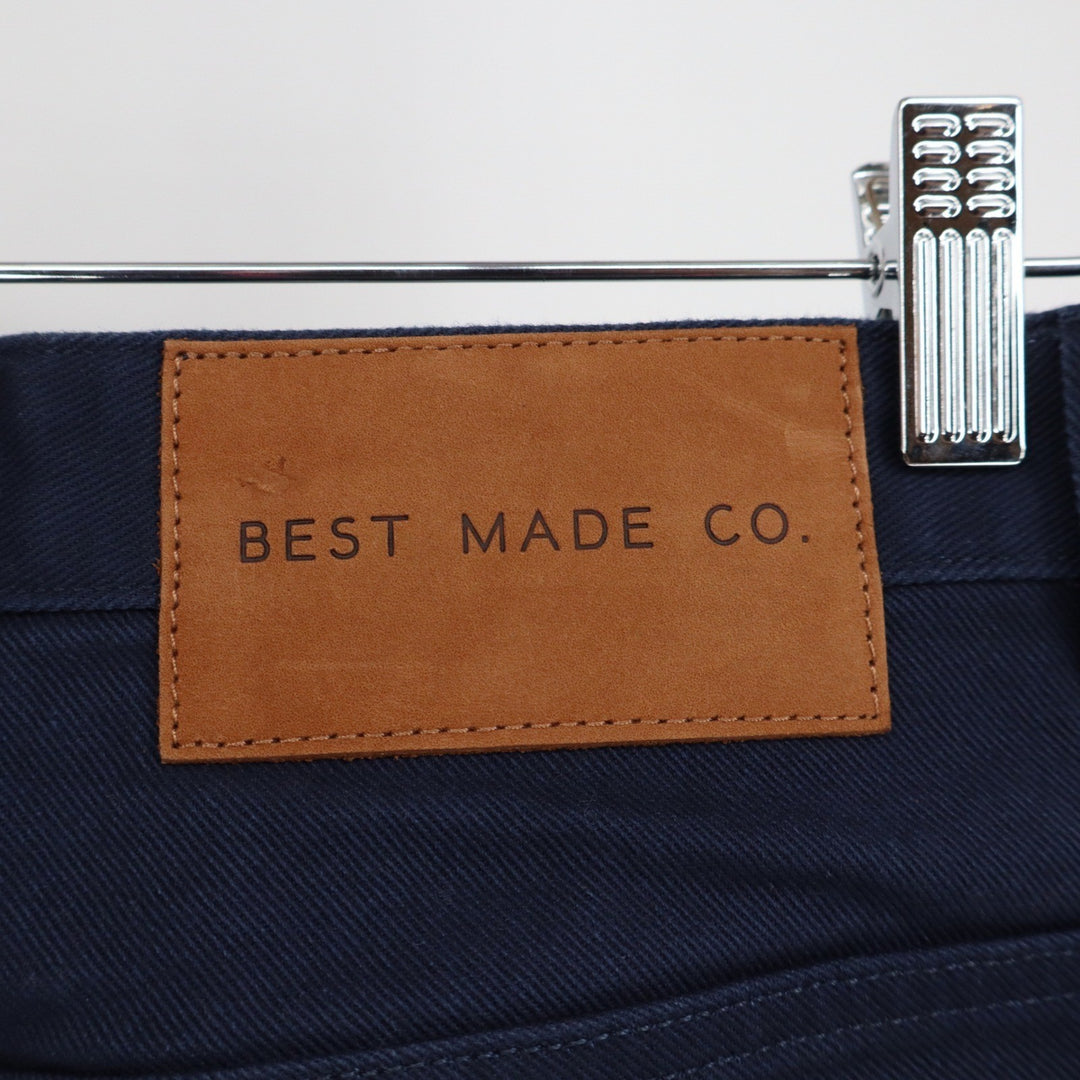 Best Made Co Mens Navy Blue 5-Pocket Twill Pants Straight Leg 29x30 NWT