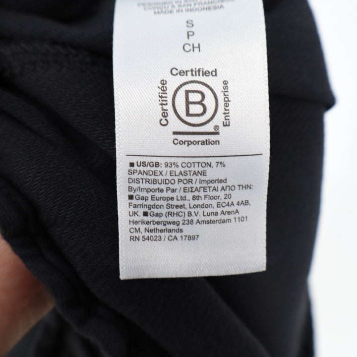 Athleta Farallon Skirt Womens SP Black Cotton Stretch Tennis Golf Drawstring