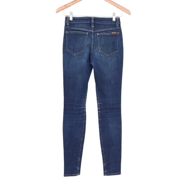 Joe's Flawless The Icon Mid Rise Skinny Ankle Jeans Womens 25 Blue Denim Stretch
