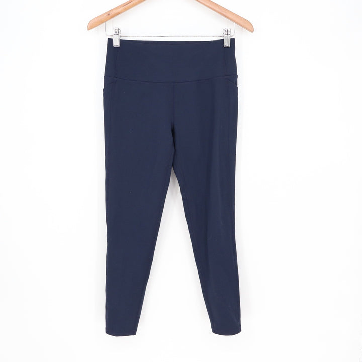 DSG Momentum 7/8 Legging Womens Small Jet Navy Blue High Rise Pockets