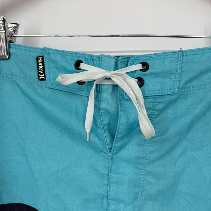Hurley Board Shorts Mens 30 Multicolor Striped Surf Swimwear Pocket Drawstring