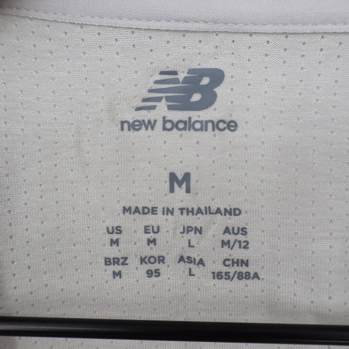 New Balance Womens Athletics Tee WT41253 Light Grey Mesh Training Shirt Size M