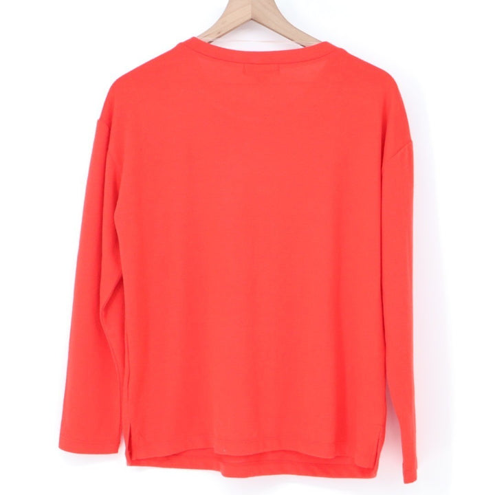Sanctuary Sweatshirt Womens Small Strawberry Stretch Crew Neck Pocket Outdoor