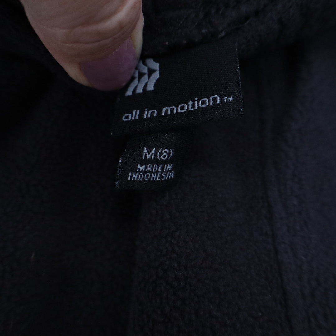 All in Motion Boys Black Fleece Joggers Sweatpants Size M 8 Activewear