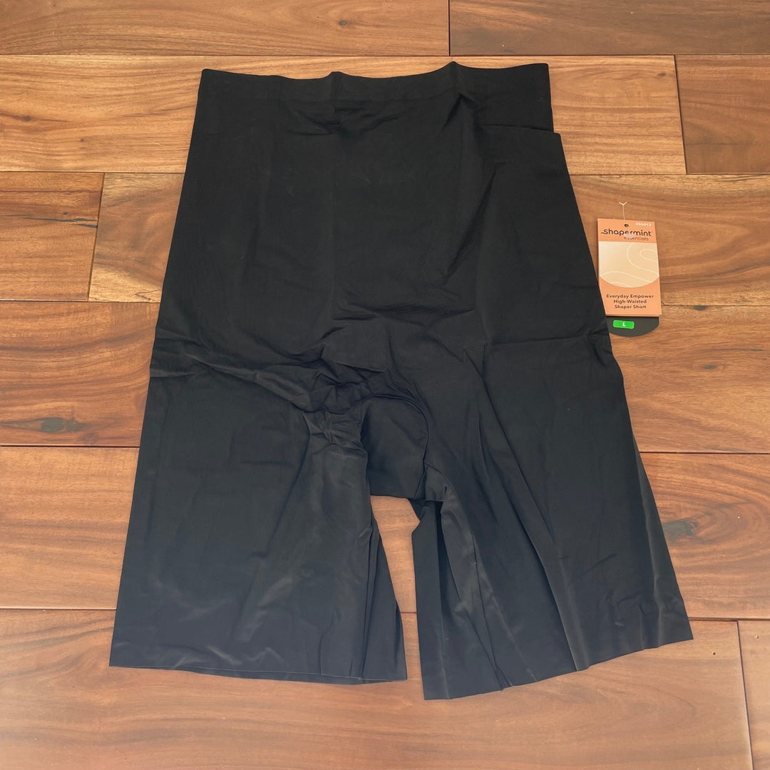 Shapermint Essentials Everyday Empower High Waisted Shaper Short Black Size L