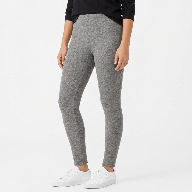 Cuddl Duds Fleecewear with Stretch Pajama Pants Womens Small Gray Sleepwear