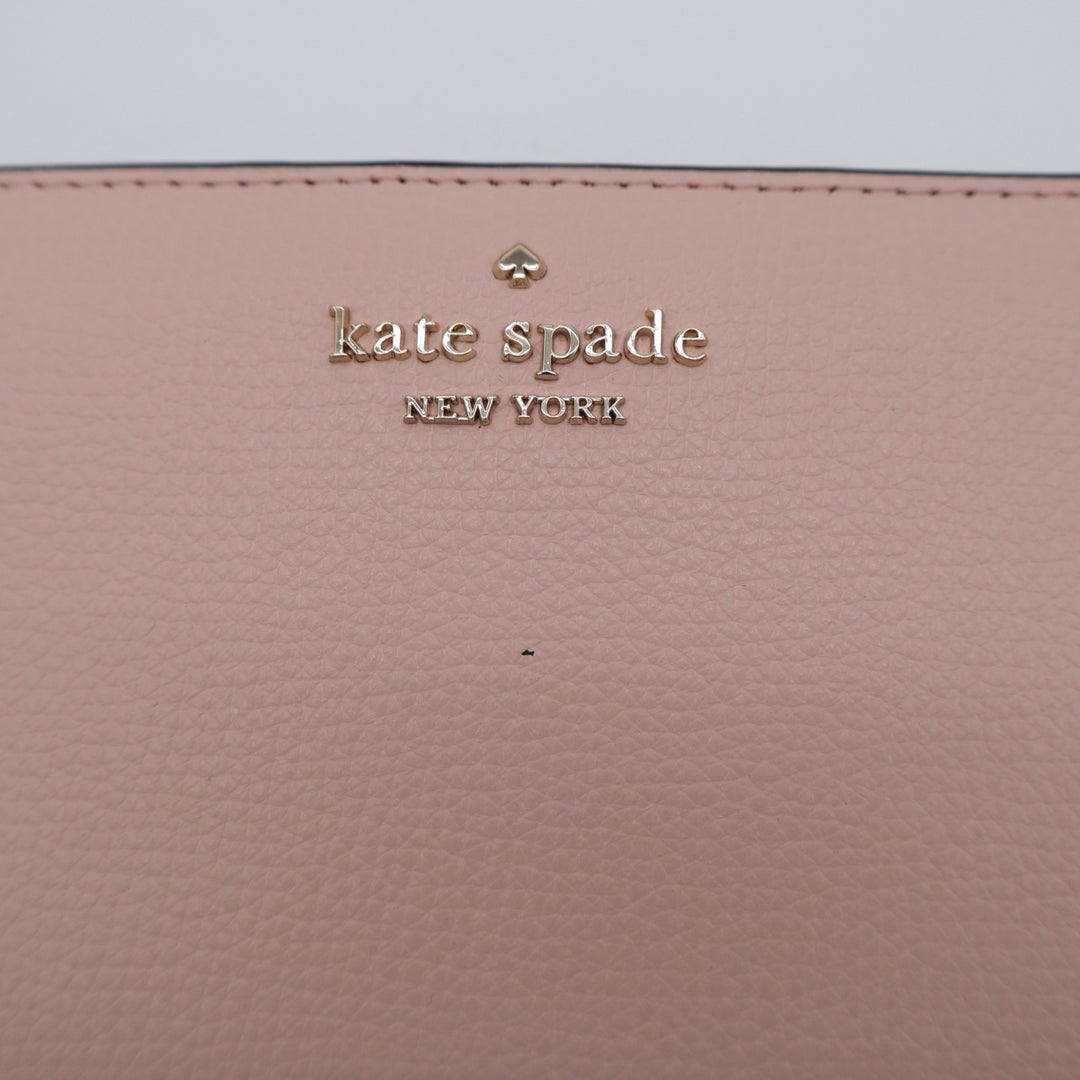 Kate Spade NY Large Slim Bifold Womens Pink Leather Credit Card Slots Wallet