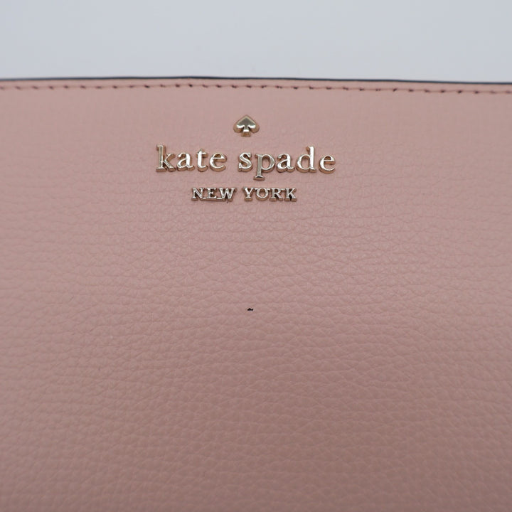 Kate Spade NY Large Slim Bifold Womens Pink Leather Credit Card Slots Wallet