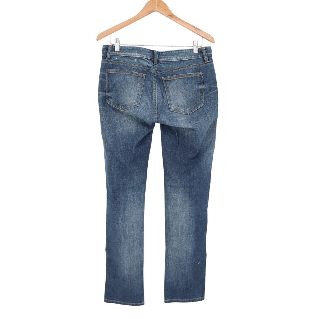 Ann Taylor Loft Modern Slim Jeans Womens 6 Blue Denim Cotton Stretch Skinny Leg